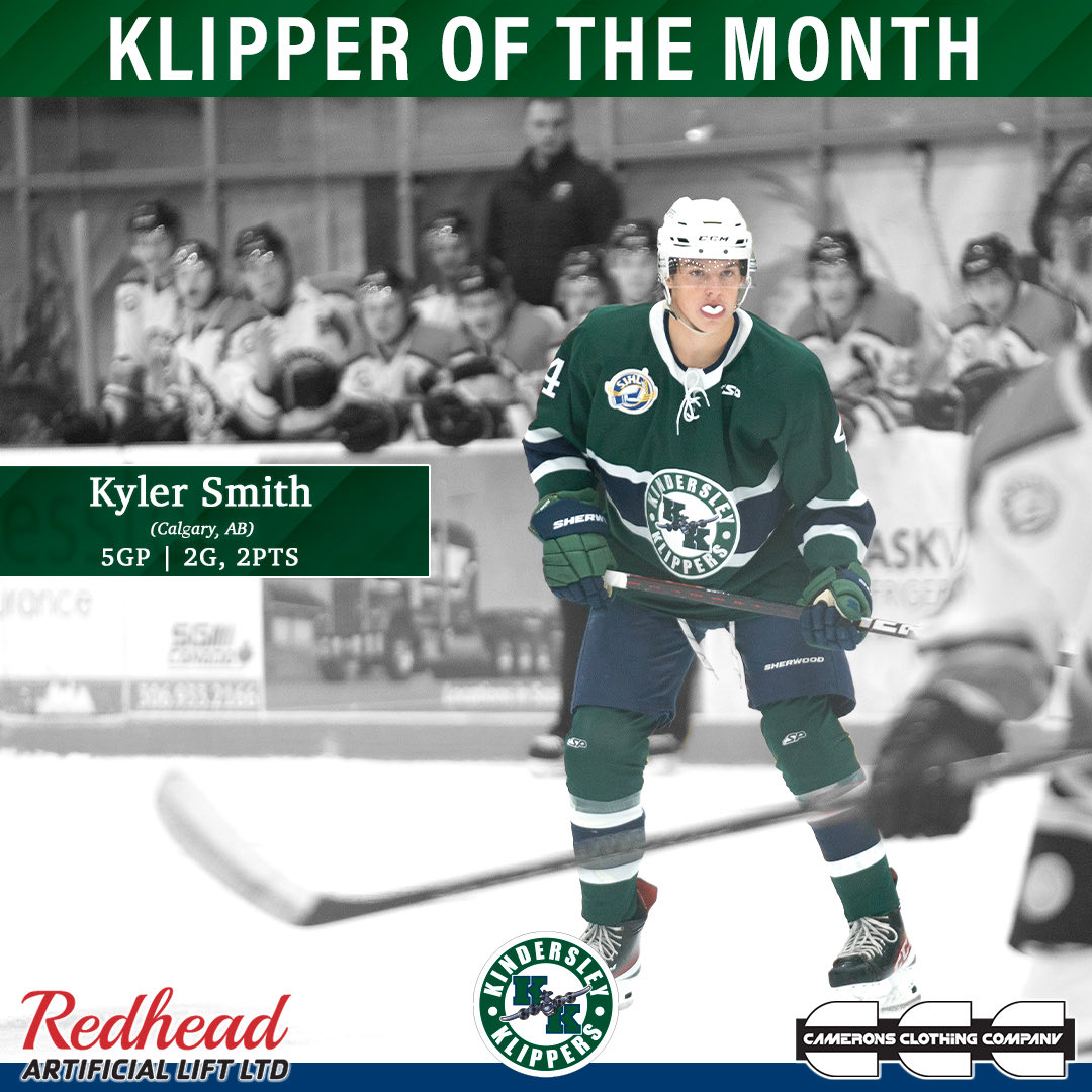 📊 Kyler Smith is Decembers Klipper of The Month!

#BreakfastBurrito | #KlippersHockey