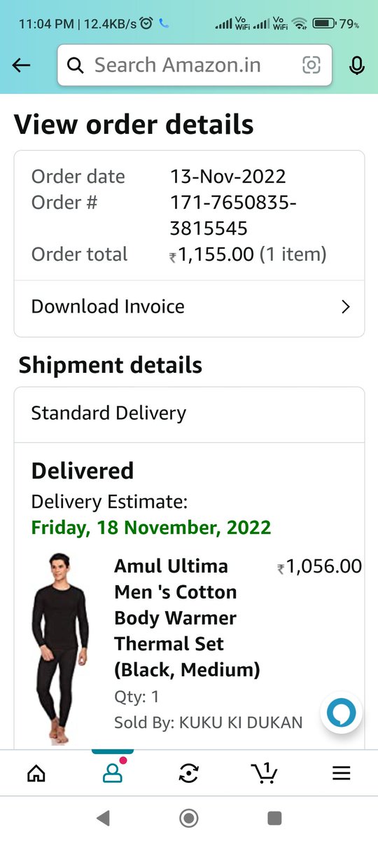 11xprince's tweet photo. @AmazonHelp 
I am very disappointed from Amazon for this order
Received different and damage item and no return and refund
Are you became rich for this amount of ₹1155 https://t.co/1uVNbVQSJF