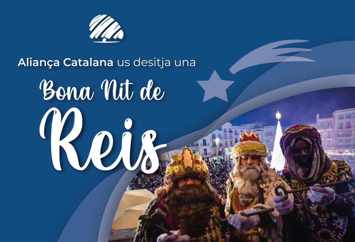 Avui és nit de Reis 👑✨

L'endemà, infants i adults es despertaran contents: qui hagi estat bon minyó durant l'any, tindrà una recompensa; i qui no, rebrà carbó, ben negre.

Els regals, només són i seran per a la bona gent.

💙 #SalvemCatalunya