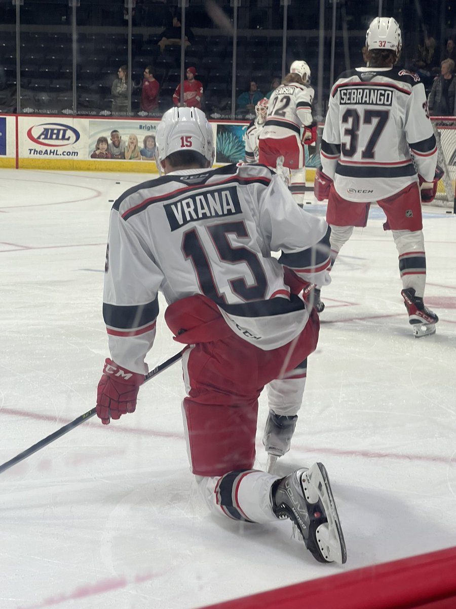 CJIvens's tweet photo. It was an absolute treat to watch @VranaJakub play last night, while he is in Grand Rapids. I’ve been a big fan since his early days with the Caps, and I know he’ll be back in Detroit lighting it up soon. https://t.co/Ph5Xrk3hXH
