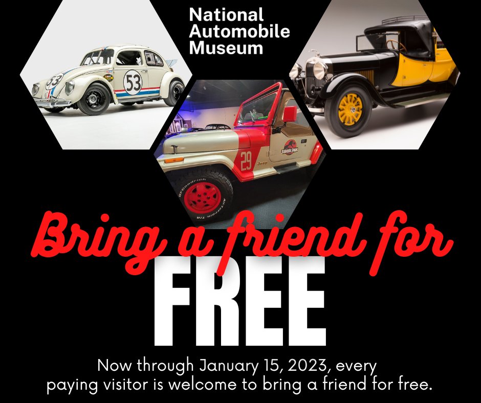 NatlAutoMuseum's tweet photo. Didn't get what you wanted for Christmas? Stop in the Museum Store and check out our cool car merchandise, which is updated on a regular basis.

#TwoForOne #FunShopping #CarStuff #HolidayGifts https://t.co/doTN1mSXbN