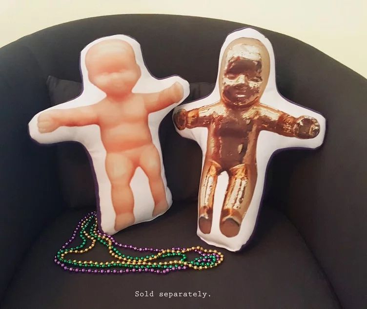 FireboltSews's tweet photo. NEW 💜💛💚 King Cake Baby Pillows - now available in classic pink! Choose the Large Size for your couch or the Mini size for your desktop or table centerpiece. Only at Firebolt Creations on Etsy! https://t.co/701HICyJPg https://t.co/xo2BBIVYsg
