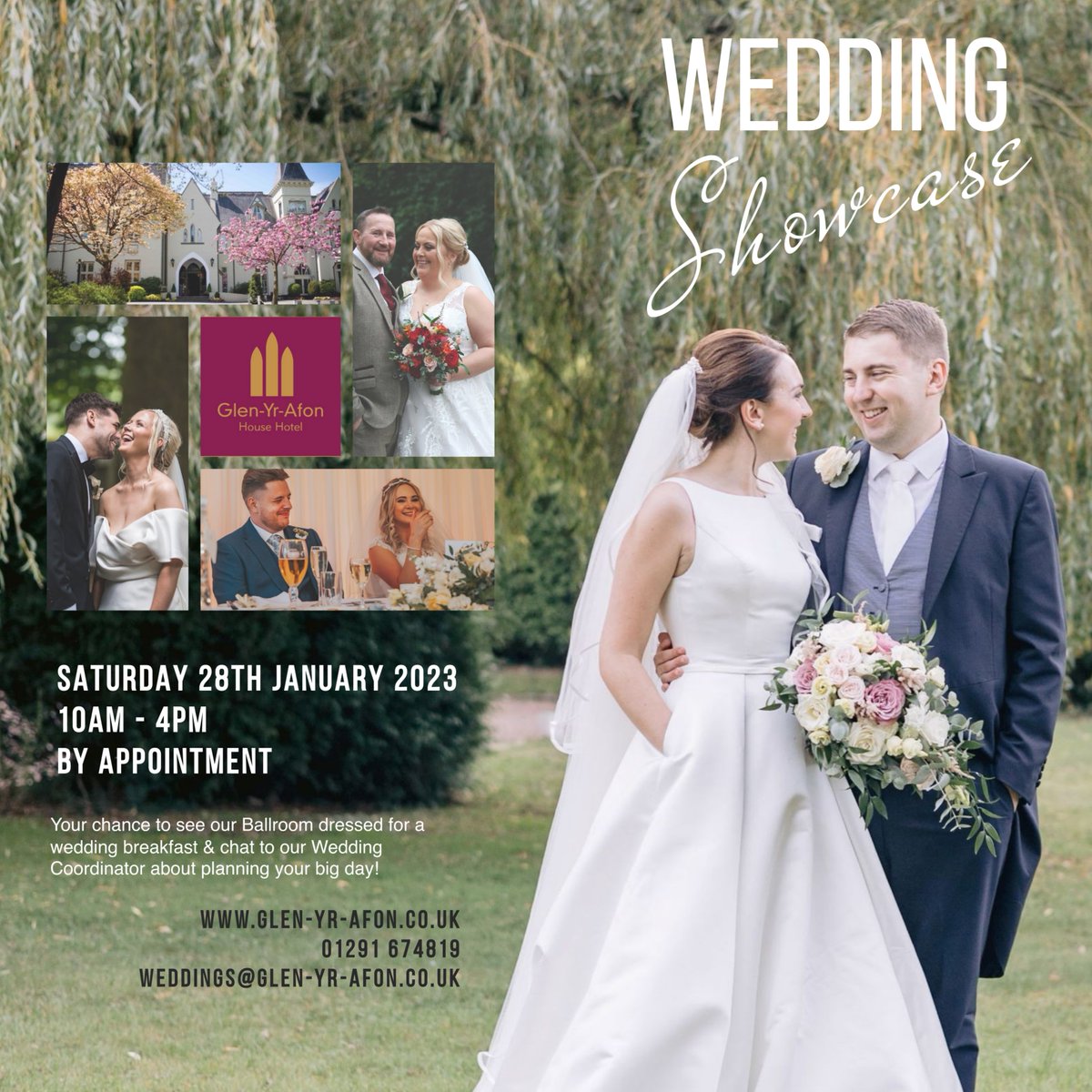 Newly engaged? We are now booking appointments for our next #weddingshowcase #weddingvenuesouthwales #countryhousehotel #usk #weddingpackages2023 #weddings2023 #gettingmarried #bride #groom #wedding #weddingday #weddingvenue #weddinginspo #weddingplanner #weddinginspiration