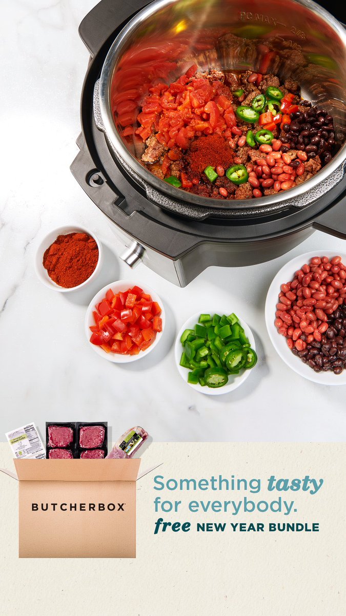sundaymealprep1's tweet image. New customers get 4 top sirloins, 1 14oz pork tenderloin, and 2 packs of ground turkey FREE in their first box! ➡️ butcherbox.pxf.io/c/3019404/1467…
🧑‍🍳 What a great way to kickstart your #mealprep + enjoy all the Butcherbox Manager’s Specials all year round.

#butcherboxpartner