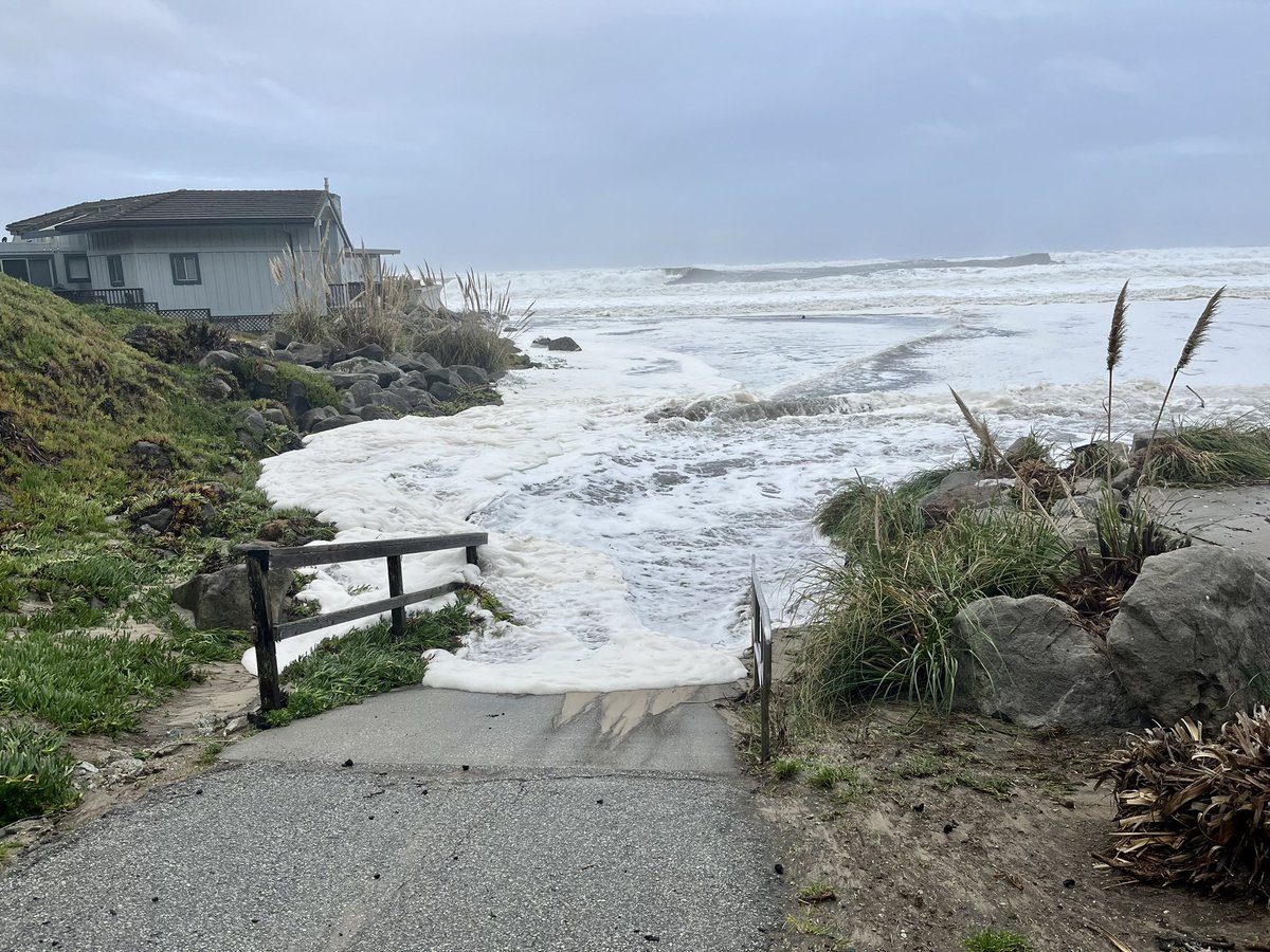 Hidden Beach in Aptos is, briefly, gone #Californiastorm