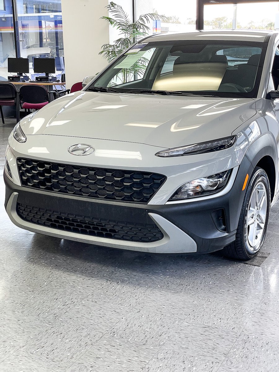 DriversMart's tweet image. Check out this stylish Hyundai Kona with patterned seats! Perfect for making a statement on the road.