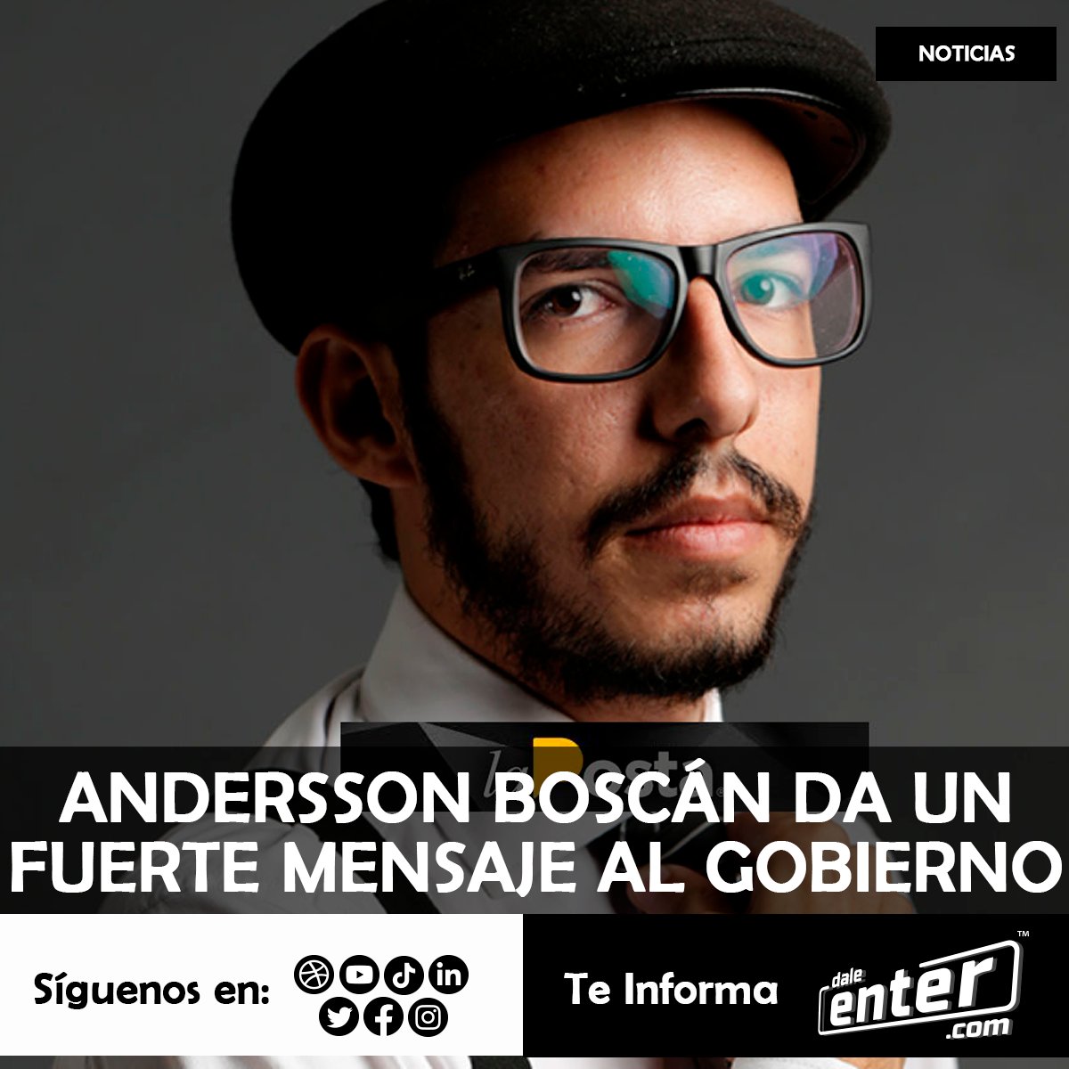 DaleEnter593's tweet photo. El periodista Andersson Boscán de La Posta emitió un fuerte mensaje al Gobierno. Advirtió que Germán Cáceres no debe tener miedo a las bandas delictivas que operan en las cárceles, sino a los propios Generales. Esto debido a las sospechas de que Cáceres fue encubierto por ellos. https://t.co/fFONN6OCA9