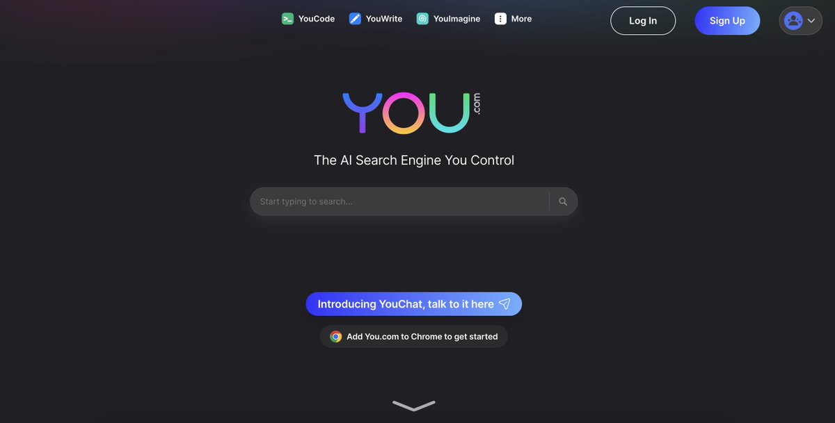 It's a breath of fresh air using this AI search engine. Only came across it today and I'm loving it. The social search feature is pretty awesome.

Worth checking out! 

you.com by 
@YouSearchEngine

#AI #AISearch