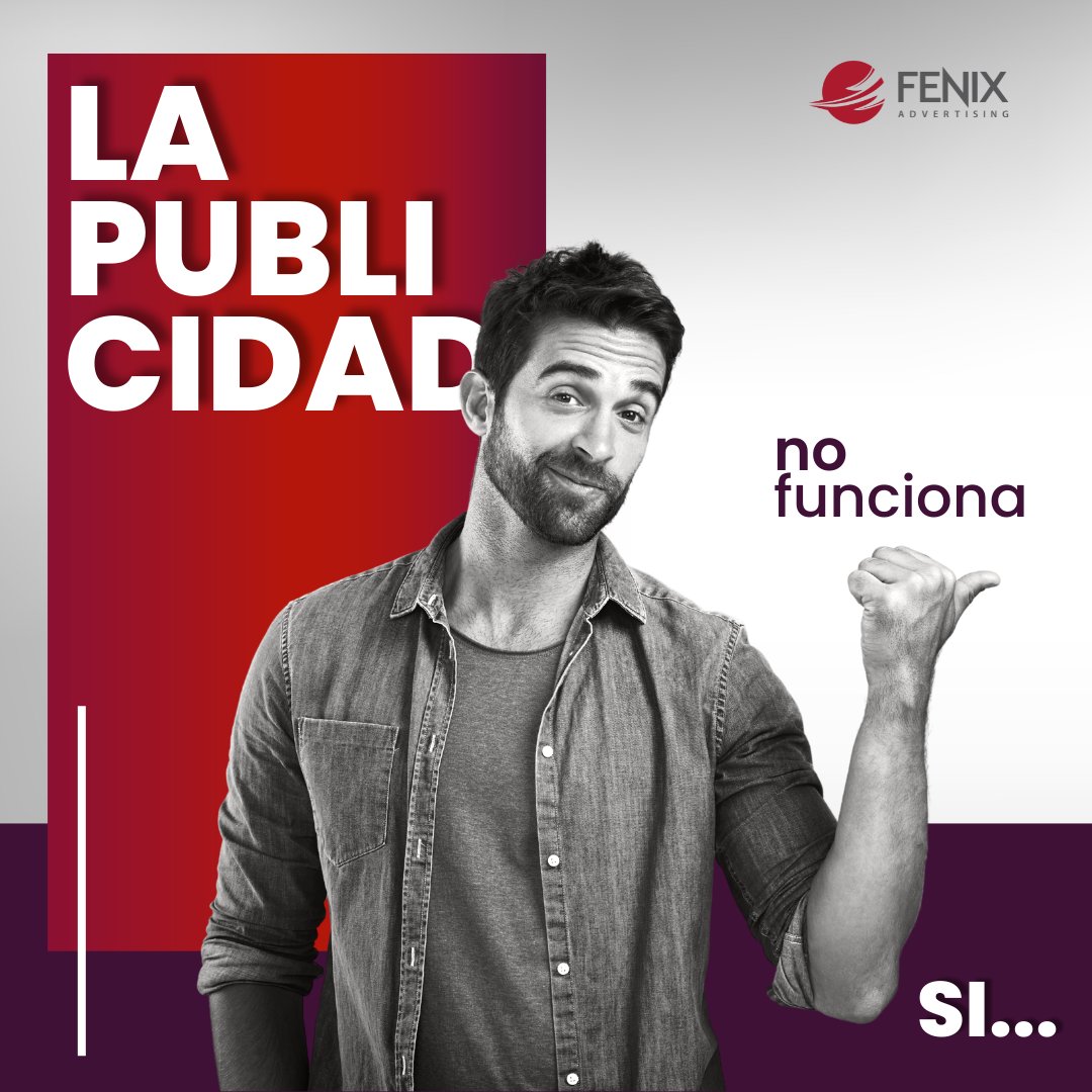Fenix_agcy's tweet photo. ¿Por qué no te funciona la publicidad? https://t.co/KEKLZinQpB