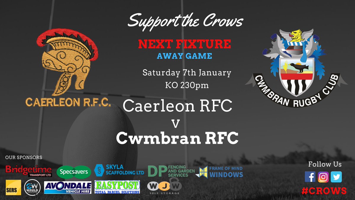 Cwmbran RFC (@cwmbranrfc) on Twitter photo The Crows are hoping for a break in the weather to take on opponents <a href="/Caerleon_RFC/">Caerleon RFC</a> this Saturday for their first match of 2023 🏉 #division2east The Crows are hoping for a break in the weather to take on opponents <a href="/Caerleon_RFC/">Caerleon RFC</a> this Saturday for their first match of 2023 🏉 #division2east