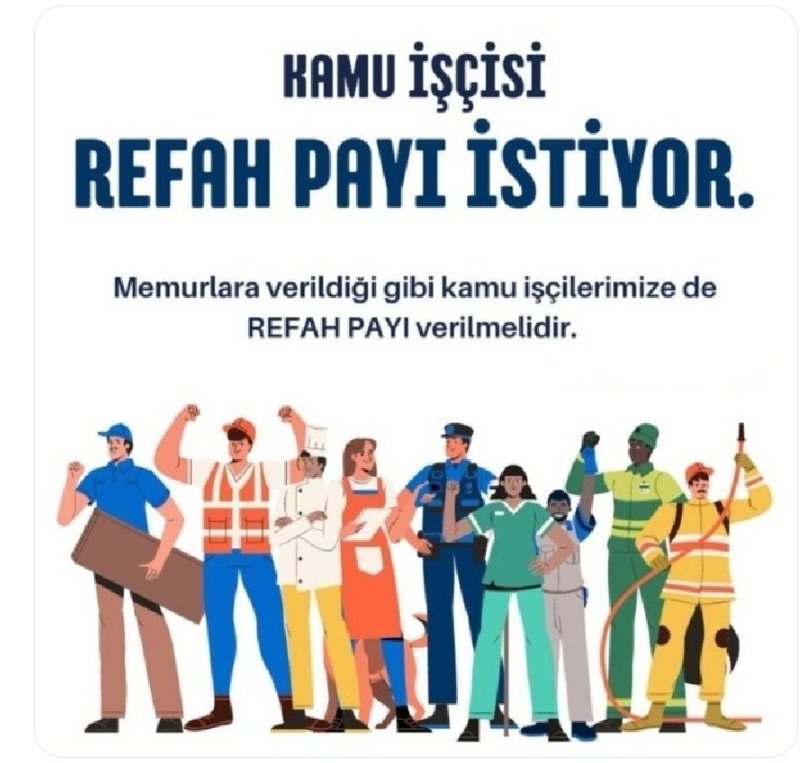 AYDINBALCI06's tweet photo. #kamuiscisiekzamistiyor
@RTErdogan 
@vedatbilgn 
@NureddinNebati
@dbdevletbahceli
@hasandogan 
@tcbestepe
@turkiskonf 
@hakiskonf https://t.co/tGc9d2O7ig