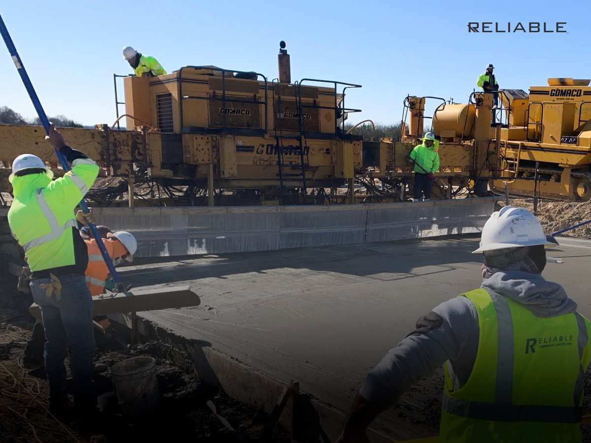 We’re Ready for 2023!

From pothole repair in a shopping center or apartment parking lot to pouring new concrete streets for a subdivision with our three Gomaco pavers, Reliable Paving has the equipment, personnel and technical knowhow to get the job done.

#ReliablePaving