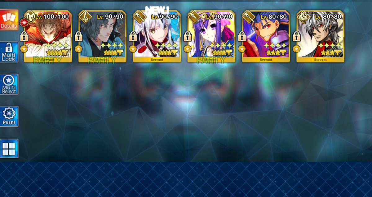 //  i personally do not grail all that much because i'm lazy or i am meticulous or i am bias and want to use the servant more