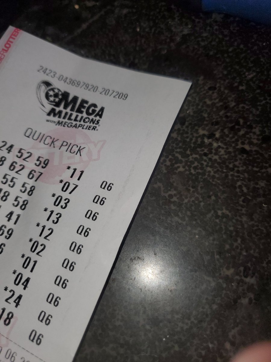 JH5340_'s tweet image. Not a regular player but when it gets this high I gotta try my luck! 🙏🤑🤞🙏🤑🤞🙏🤑🤞 #MegaMillions #HoosierLottery #DreamBig