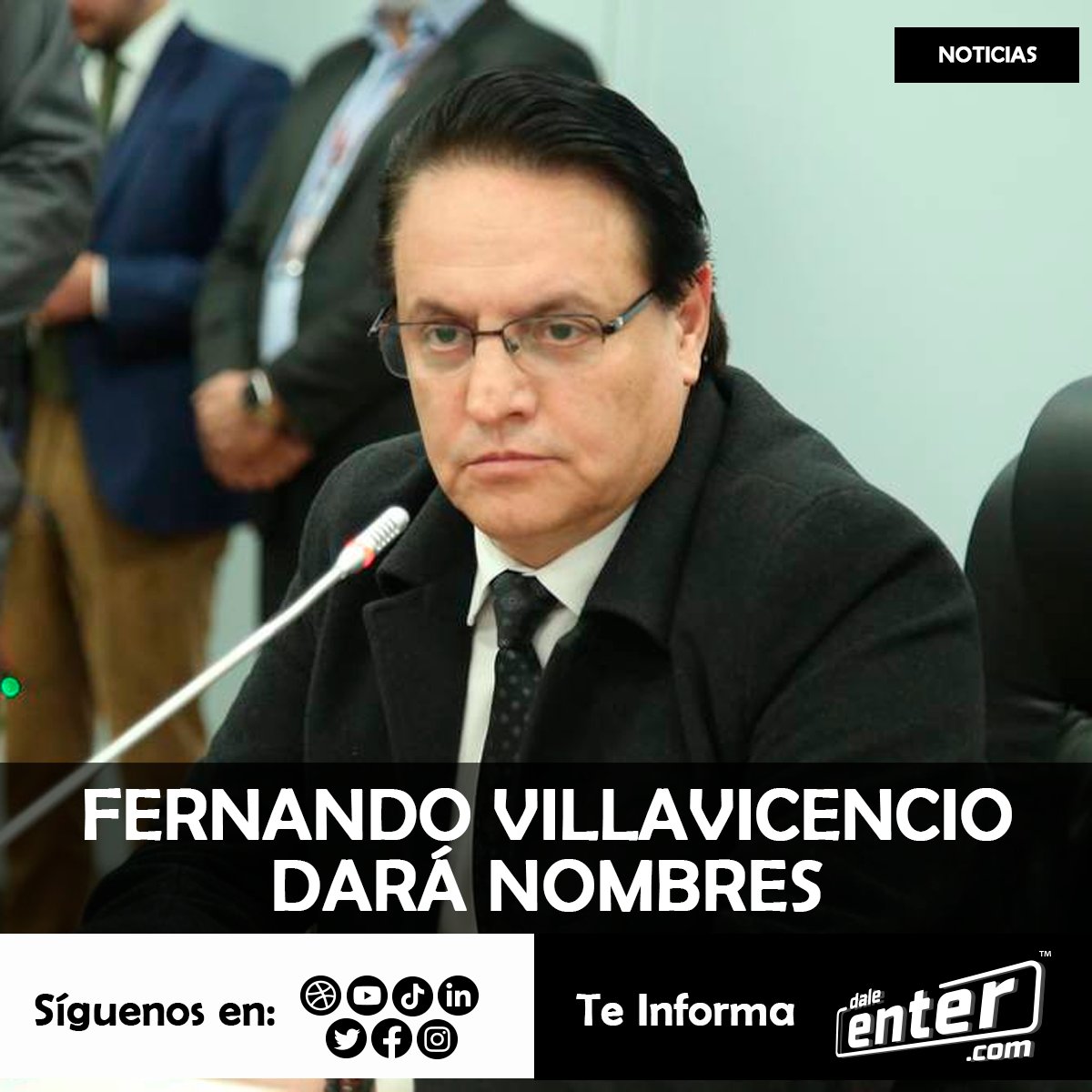 DaleEnter593's tweet photo. El asambleísta Fernando Villavicencio del Frente Parlamentario Anticorrupción, asevera que el día de mañana sacará a la luz algunos nombres de candidatos que estarían vinculados al narcotráfico. Además pondrá de inmediato la denuncia en la Fiscalía. https://t.co/wSrBy2R6t6