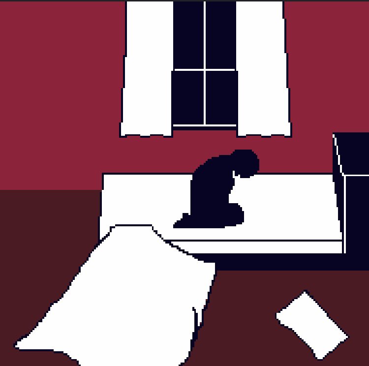 o_dTb_o's tweet photo. 不眠症　（Insomnia) by Tears

 #dotpict #pixelart 
 https://t.co/RrMVKVvipi https://t.co/RxXZgK6eyT
