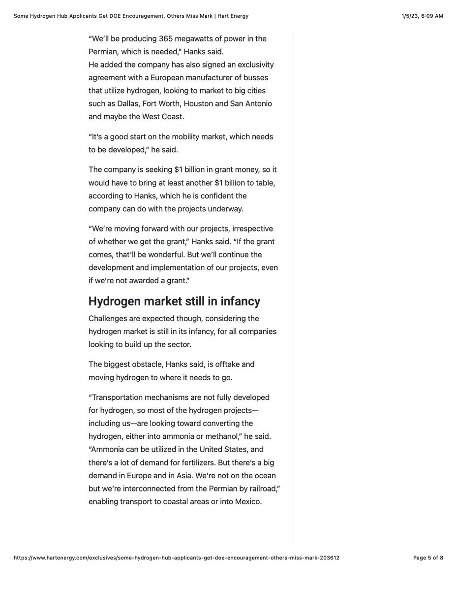 MMEXresources's tweet photo. Hart Energy -- Some Hydrogen Hub Applicants Get DOE Encouragement, Others Miss Mark: (2/2) https://t.co/iTcrqgpraG