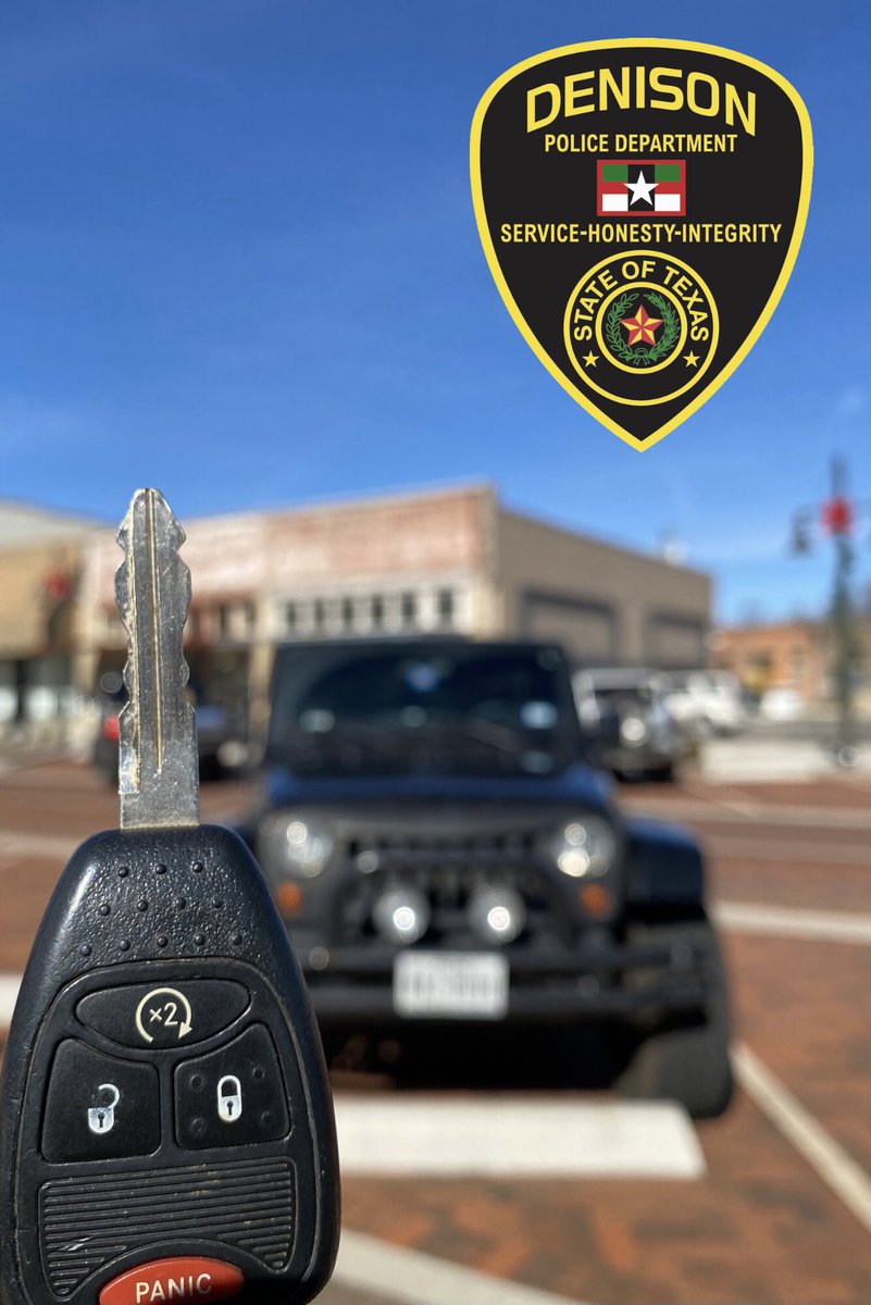 DenisonTexasPD's tweet photo. NEW YEARS RESOLUTION
 
As we start out 2023, be sure to add locking your car to your New Year’s resolutions list! 
 
Locking your car door is the first defense against thieves and intruders.
 
As always if you see something, say something! https://t.co/9ctYWt7FmM
