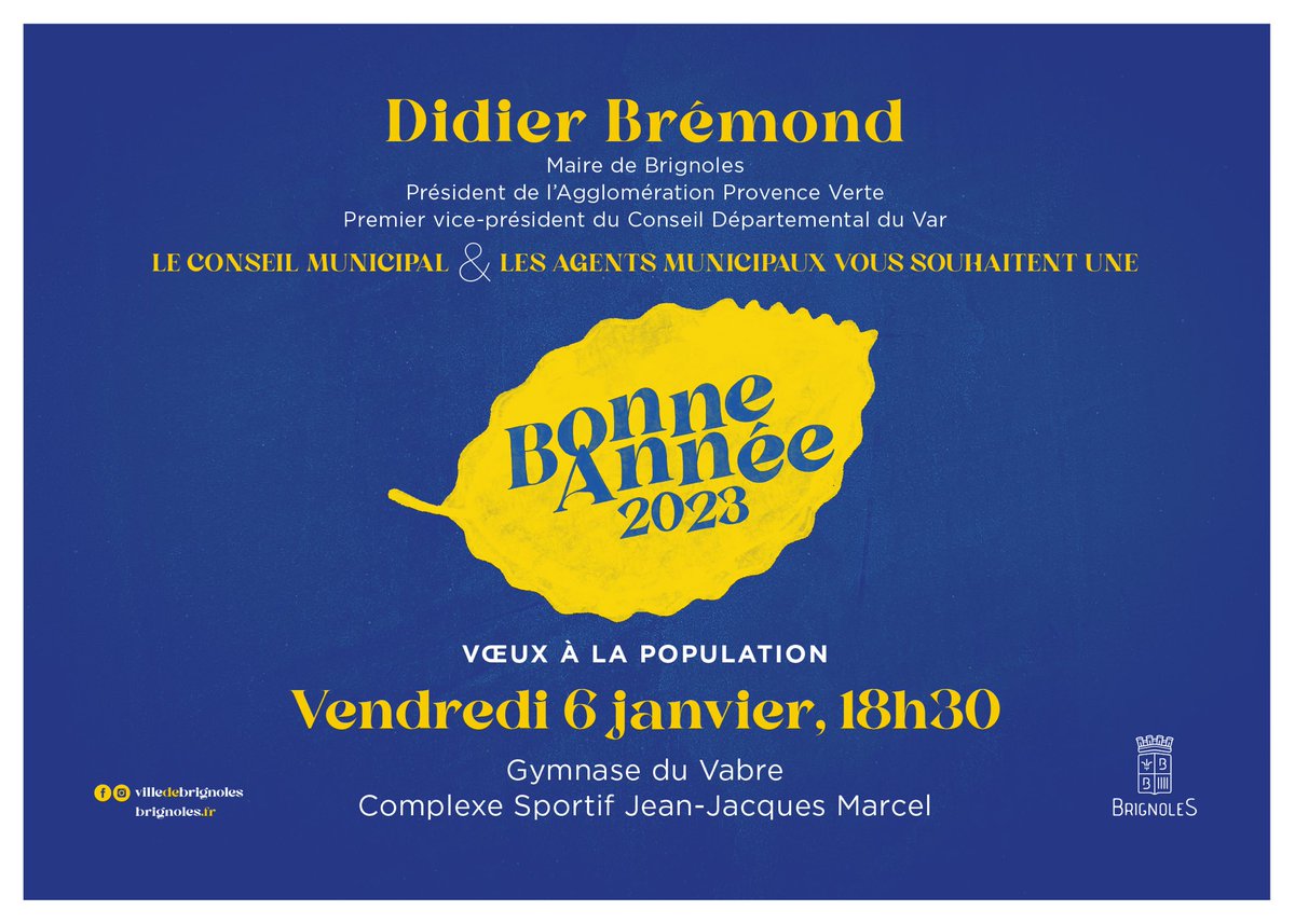Rendez-vous demain 6 janvier à <a href="/Ville2Brignoles/">Ville de Brignoles</a> !