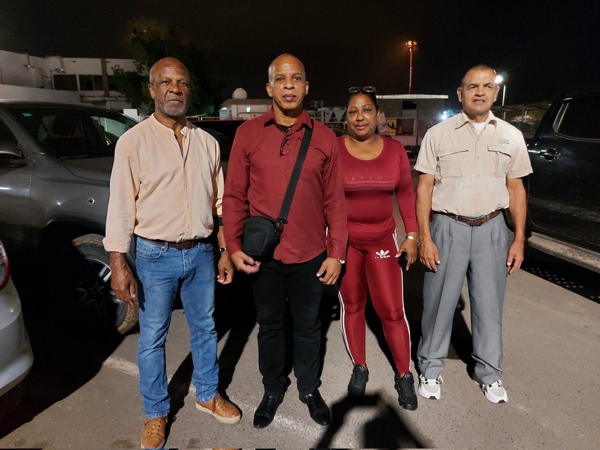 Embajador de Cuba y miembros de la brigada cubana del deporte en Djibouti, despidieron hoy en el aeropuerto al colaborador Jorge Luis Martínez Borrego quien regresa a Cuba con excelentes resultados de trabajo en este país.