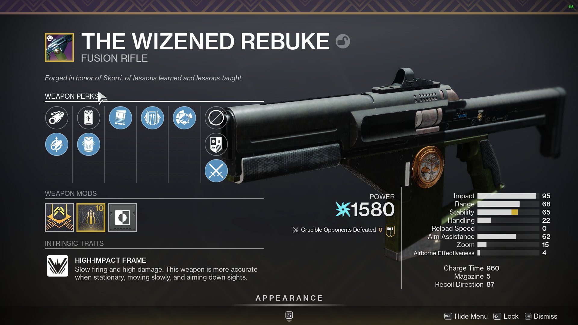 DFP on Twitter: "Fusion Rifle Freddie's; is this a good roll? And