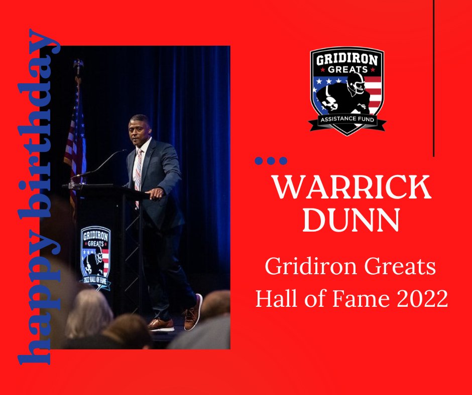 Join us in wishing Warrick Dunn a very Happy Birthday!! 