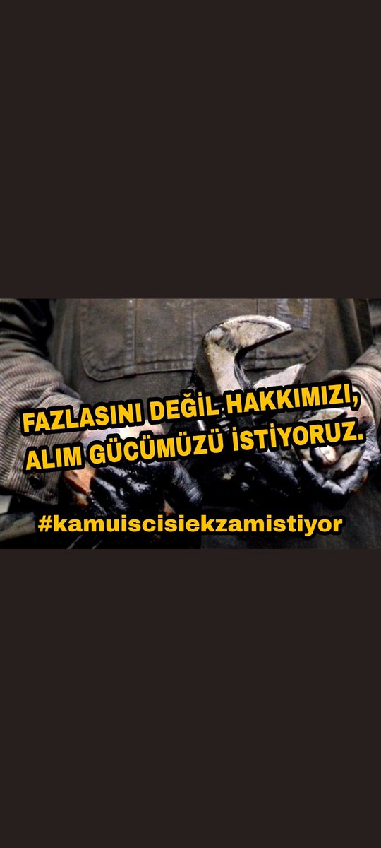 enginsonkur's tweet photo. Kamu işçileri  yaşanan olumsuz ekonomik koşullar,artan fiyatlar altında ezdirilmemelidir. Kamu da eşitlik söz konusu olmalıdır. Kamu işçileri olarak göz ardı edilmek istemiyoruz.📢📢📢
#kamuiscisiekzamistiyor 
@RTErdogan 
@vedatbilgn
Bir açıklama yok işçiyi duyan yok gören yok. https://t.co/odZuzVv0R4