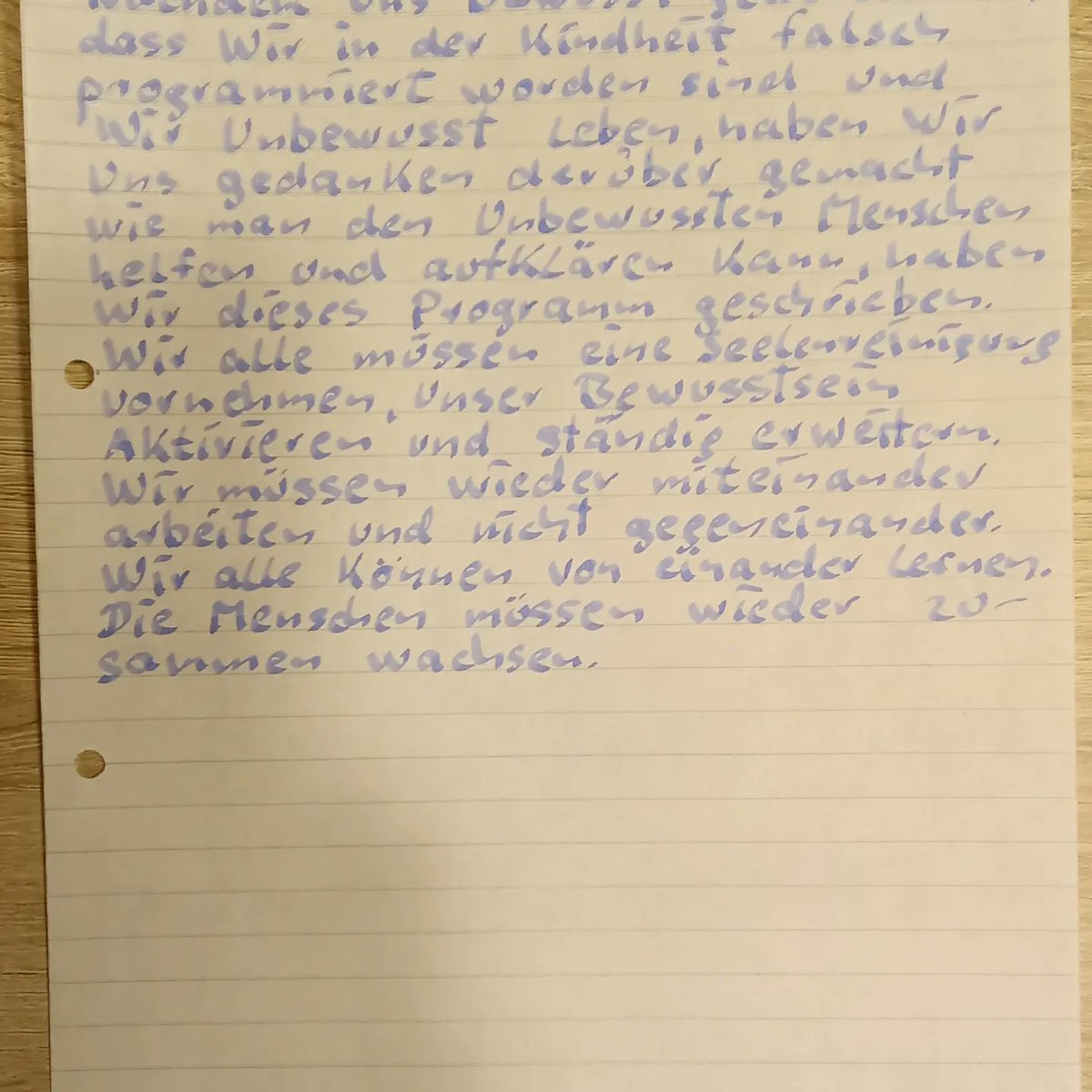 anielhoffmann's tweet image. Das Bewusstseins Programm für alle