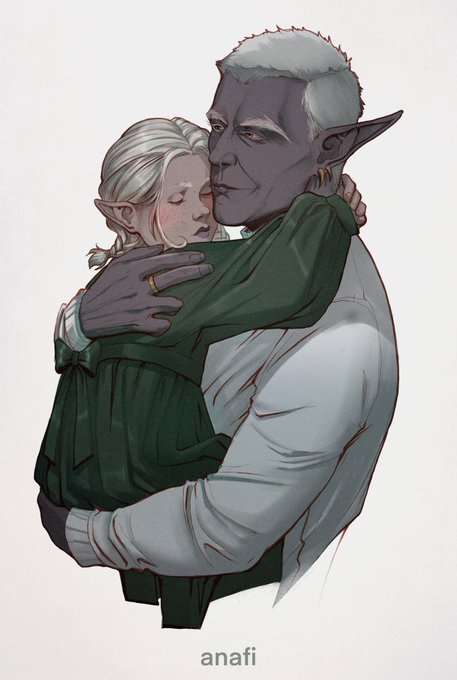 「dark elf white hair」 illustration images(Latest)