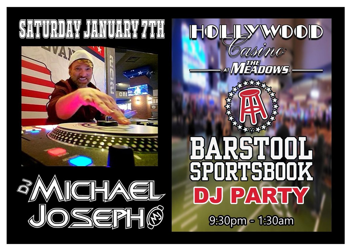 djmichaeljoseph's tweet photo. #SaturdayNight @djmichaeljoseph / @immjtw In The Mix at #Barstoolsporstbook in @HWoodMeadows 9:30pm-1:30am
#DJ #DJs #DJing #djlife #mixdj #scratchdj #partydj #clubdj #sportsdj #fulltimedj #music #RaneDJ #VirtualDJ #controllerdj #digitaldj #Live #35YearsOfDJing #creativelife https://t.co/H3ahfZC7Gn