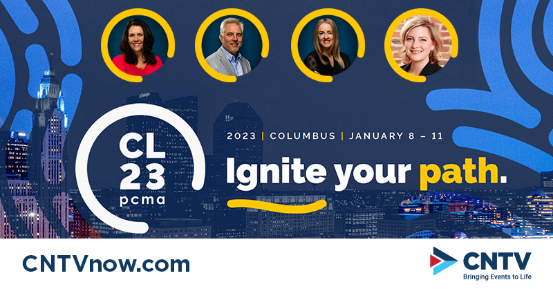 Columbus, here we come! We hope to see you at @PCMA Convening Leaders. 

Carrie Ferenac, Marcelo Zolessi, Megan Saad and Caroline E. Gardner, CMP will be there, excited to connect on sparking new ideas to achieve your 2023 goals. 

#PCMACL #eventprofs #meetingsandevents