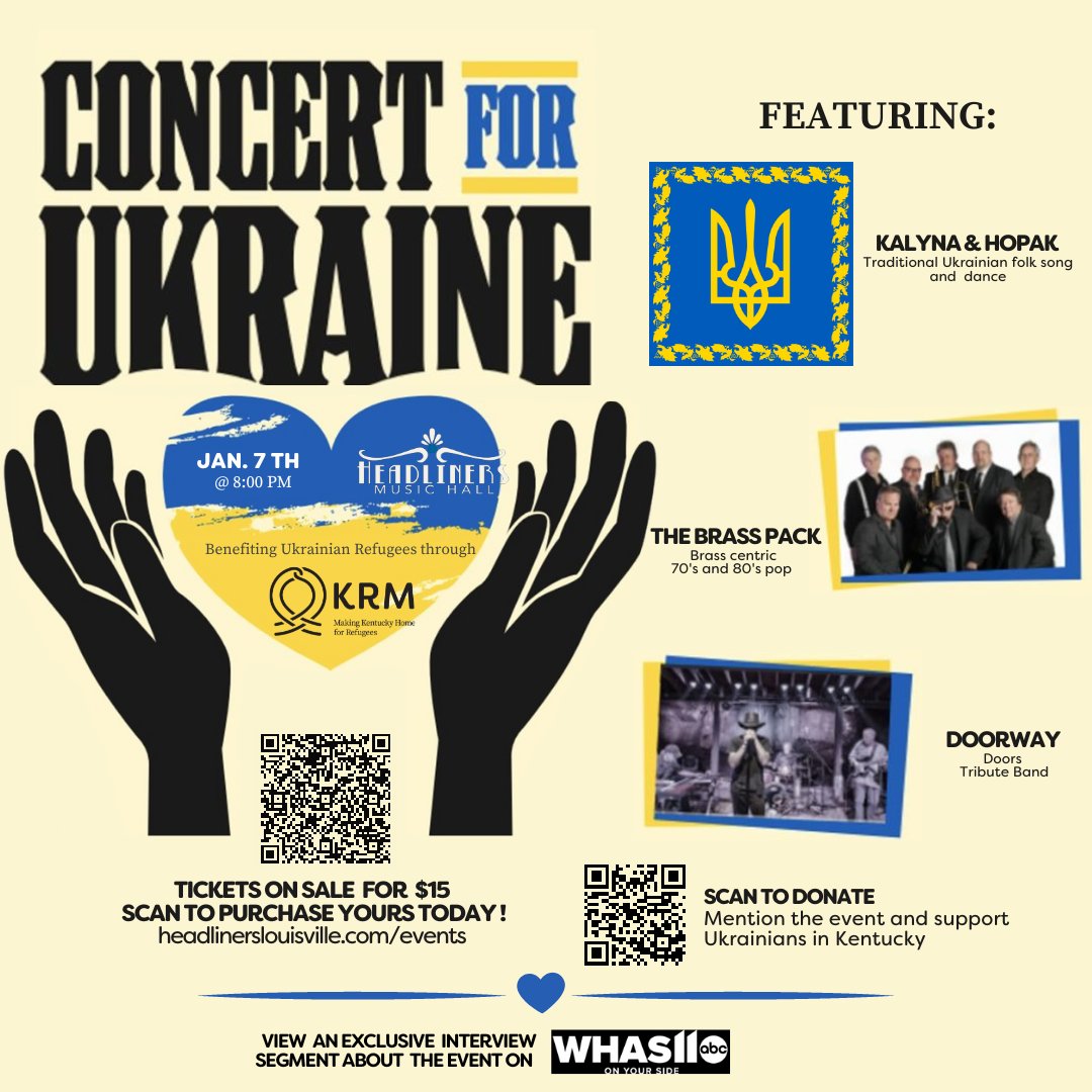 KRM Louisville (@kyrefugee) on Twitter photo GDL: Louisville artists <a href="/Headliners502/">HEADLINERS</a> are teaming up to raise money for The Kentucky Refugee Ministries whas11.com/video/features… via @whas11 GDL: Louisville artists <a href="/Headliners502/">HEADLINERS</a> are teaming up to raise money for The Kentucky Refugee Ministries whas11.com/video/features… via @whas11