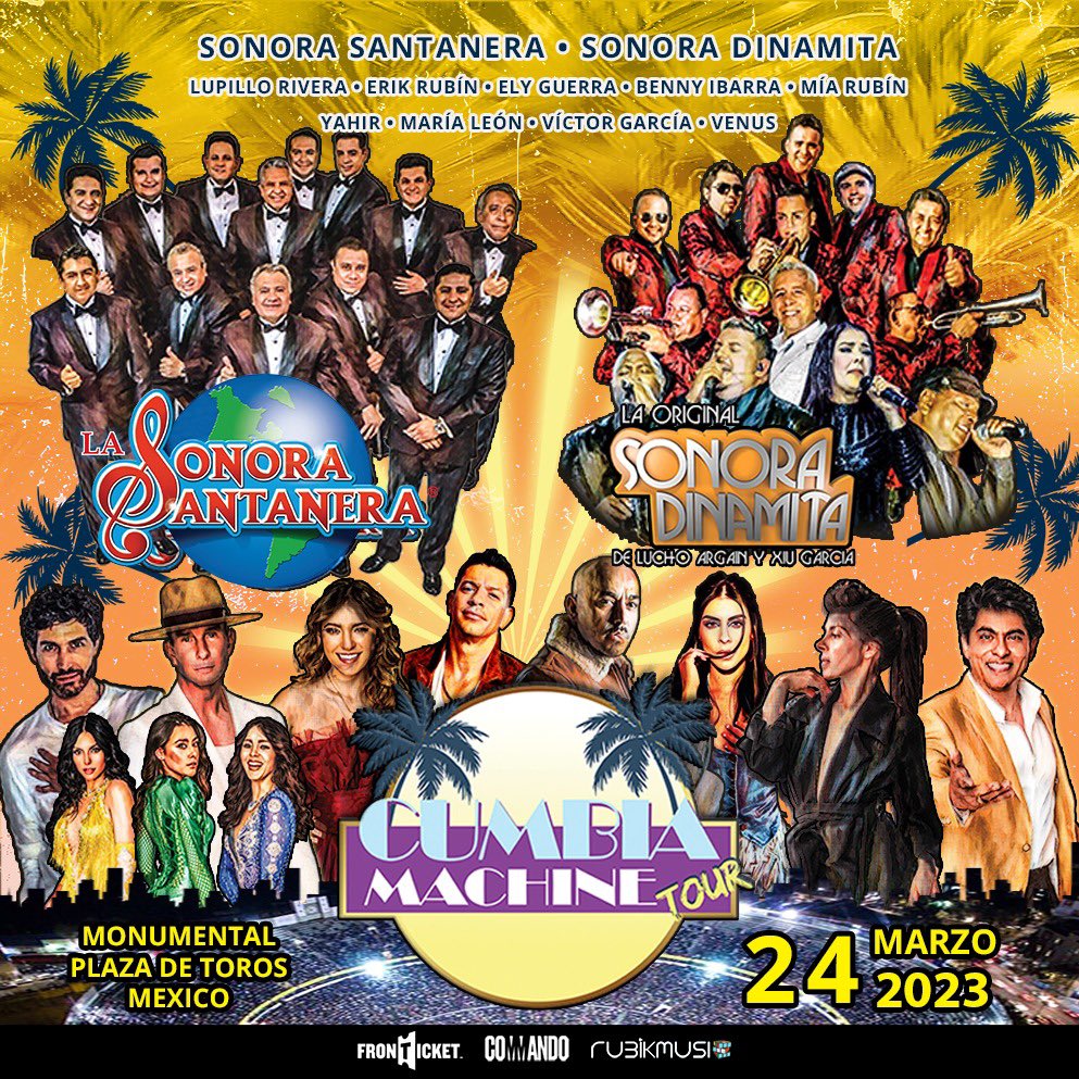 SantaneraMx's tweet photo. “La fiesta más grande de la cumbia está de regreso”
#cumbiamachinetour   #cumbia #fiesta 

@venusmusicaoficial @cumbiamachinetour @taniaasaenz @daniellelefaure @mildred_feuchter https://t.co/vBfp7dqCfw