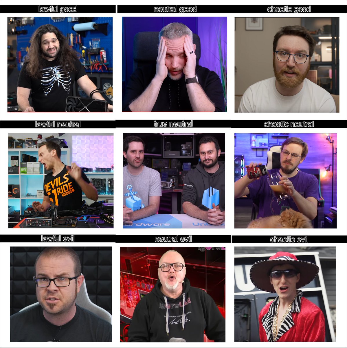 Commonuser80's tweet image. just some fun #GamersNexus #HardwareUnboxed #Linustech #HardwareUnboxed