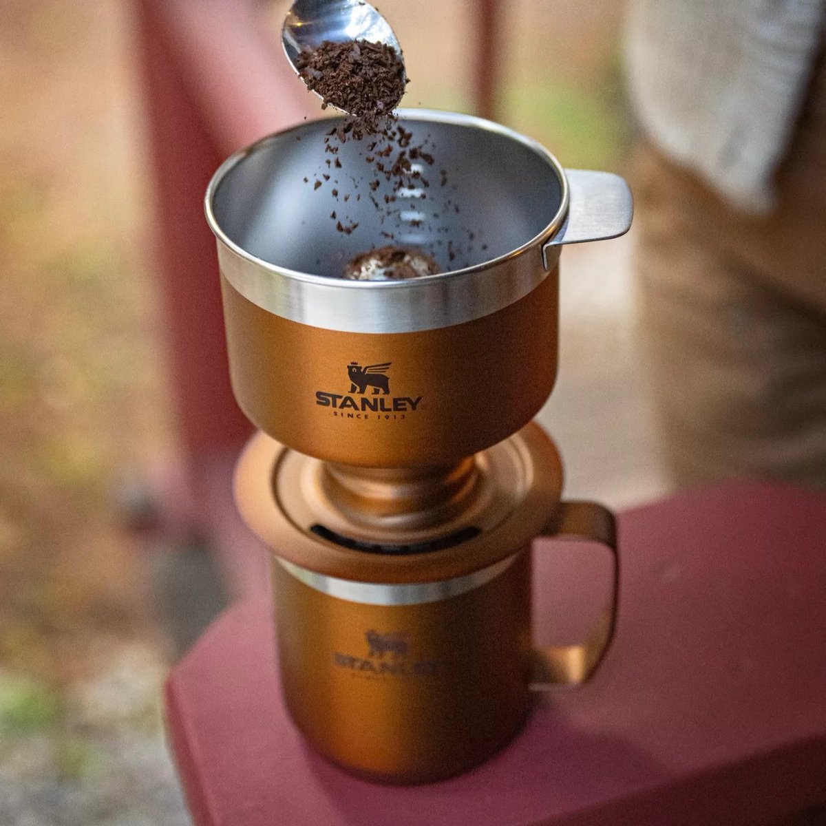 🍁 ☕ 🍁 Brew your favorite cup anywhere with Perfect-Brew Pour Over Set, now available in Maple. Shop now: bit.ly/3GG0Qxy