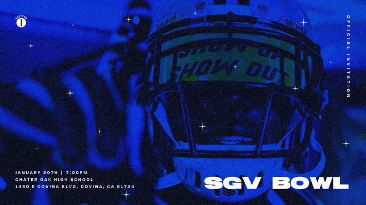 Excited to play in the SGV BOWL!! Thanks for the invite <a href="/TheMatt_V/">TheMatt_V</a> <a href="/SGVNSports/">Fred J. Robledo 👨🏻‍💻</a> <a href="/Coach_Maxie626/">Coach Maxie</a>