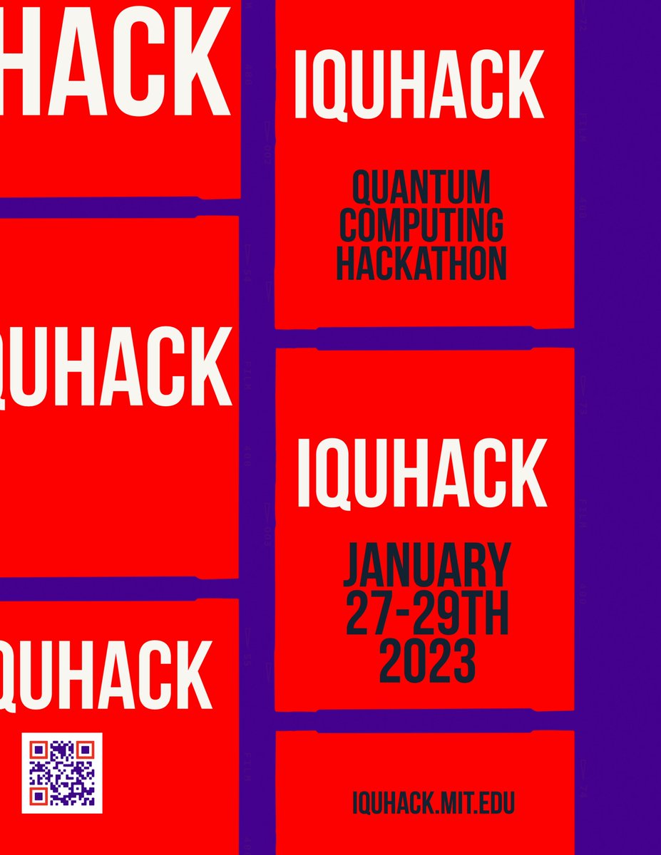Two days left to register for MIT iQuHACK, the annual MIT quantum computing hackathon (Jan 27-29th 2023)! 

Register TODAY at iquhack.mit.edu!

#QuantumComputing #Physics #Hacking #Quantum
