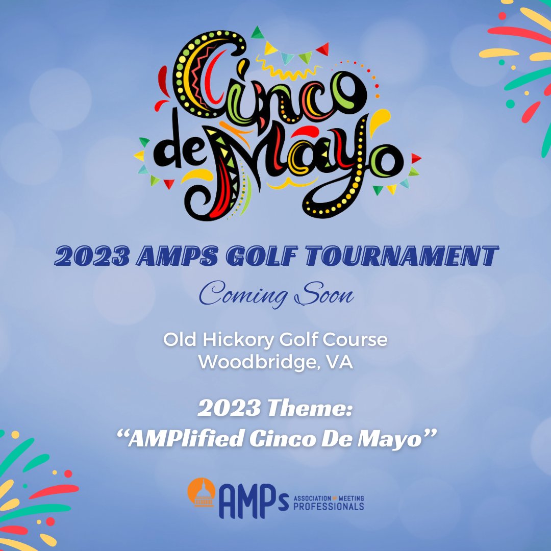 It's only 4 months away! Get your foursomes together! ⛳
#AMPsDC #AMPsGolf