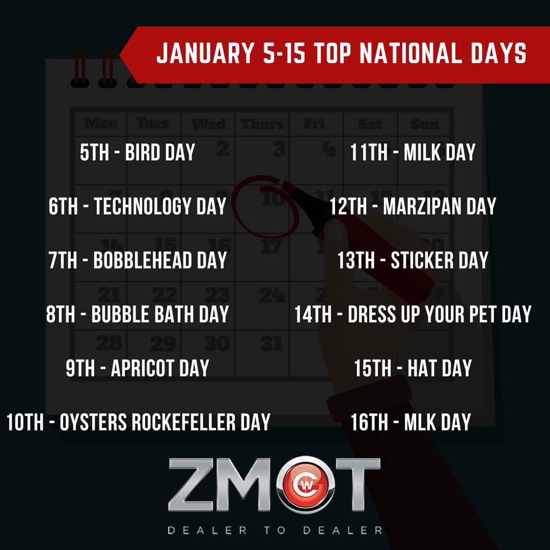 Happy New Year! 🎉 Another year of celebrating great National Days and Holidays! #ZMOTauto