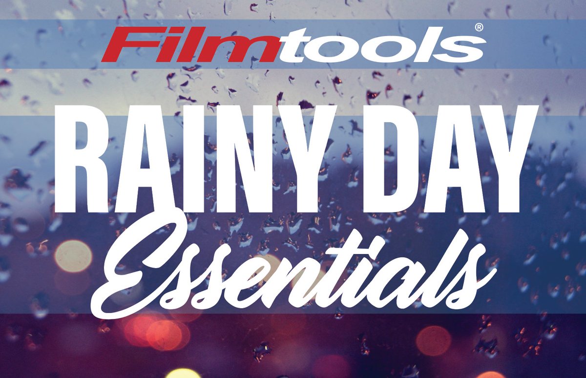 Dealing with the wet weather in California? Keep your gear dry with our rainy day essentials! ☔️ filmtools.com/rainy-day-esse…