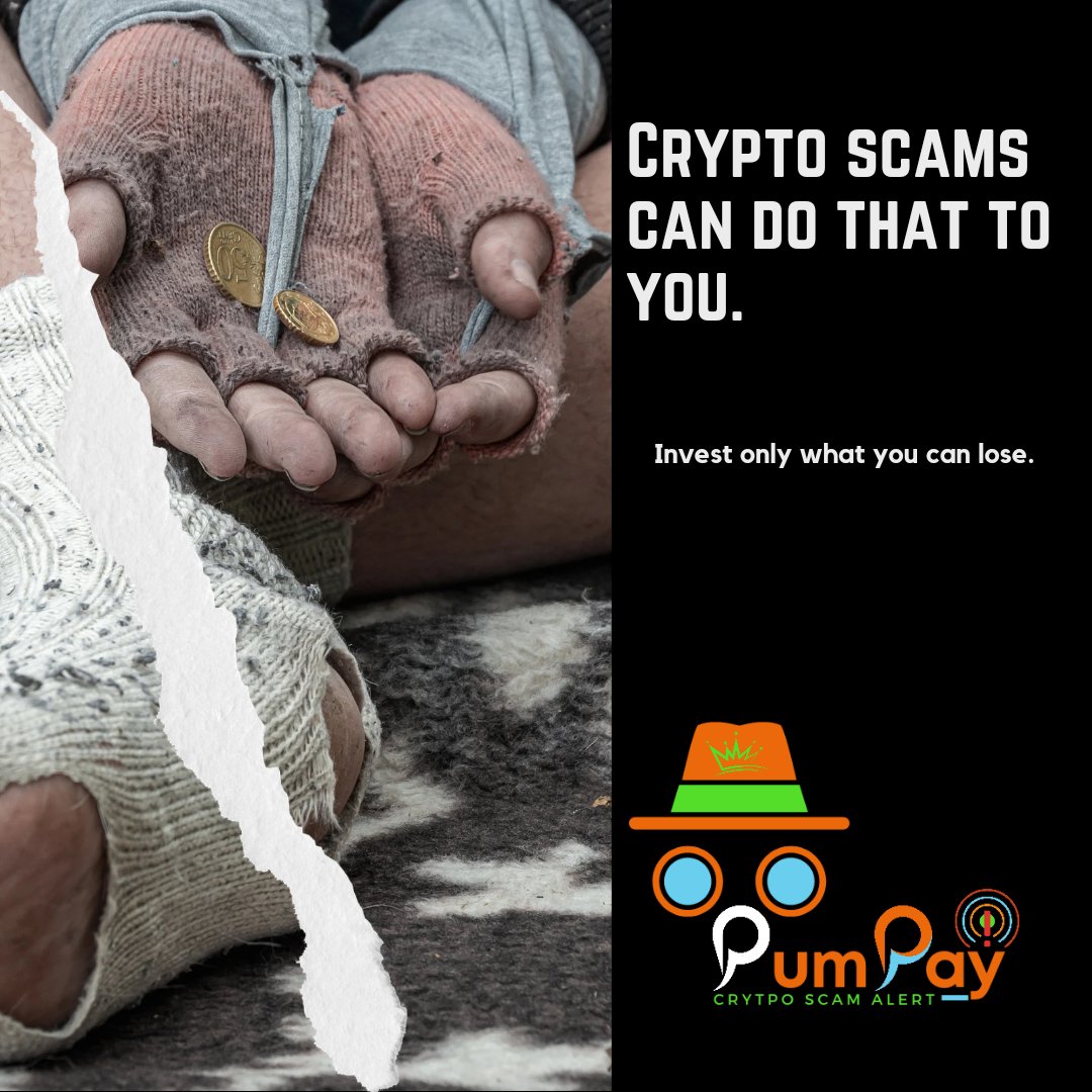 PumpPay's tweet photo. Cryptocurrencies have their uses. They weren't created to cheat. Be careful ⚠️ ⚠️

#Bitcoin #CryptoNews #CryptoInvestor #cryptoscam https://t.co/3zWj6PrII7