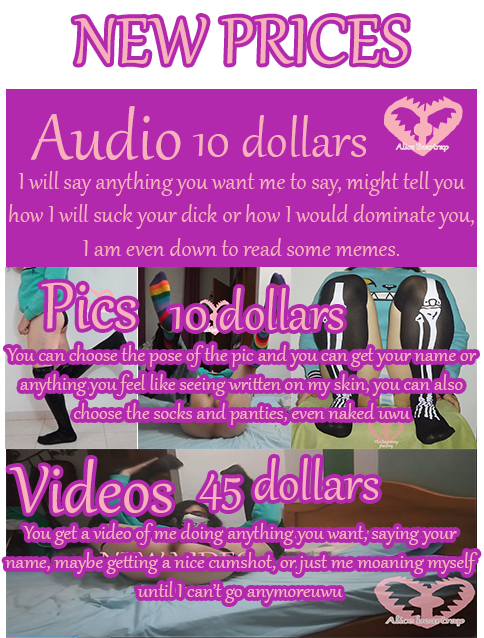 1 pic. New prices, not really a change in to the amount of money, just my way of telling you that you
