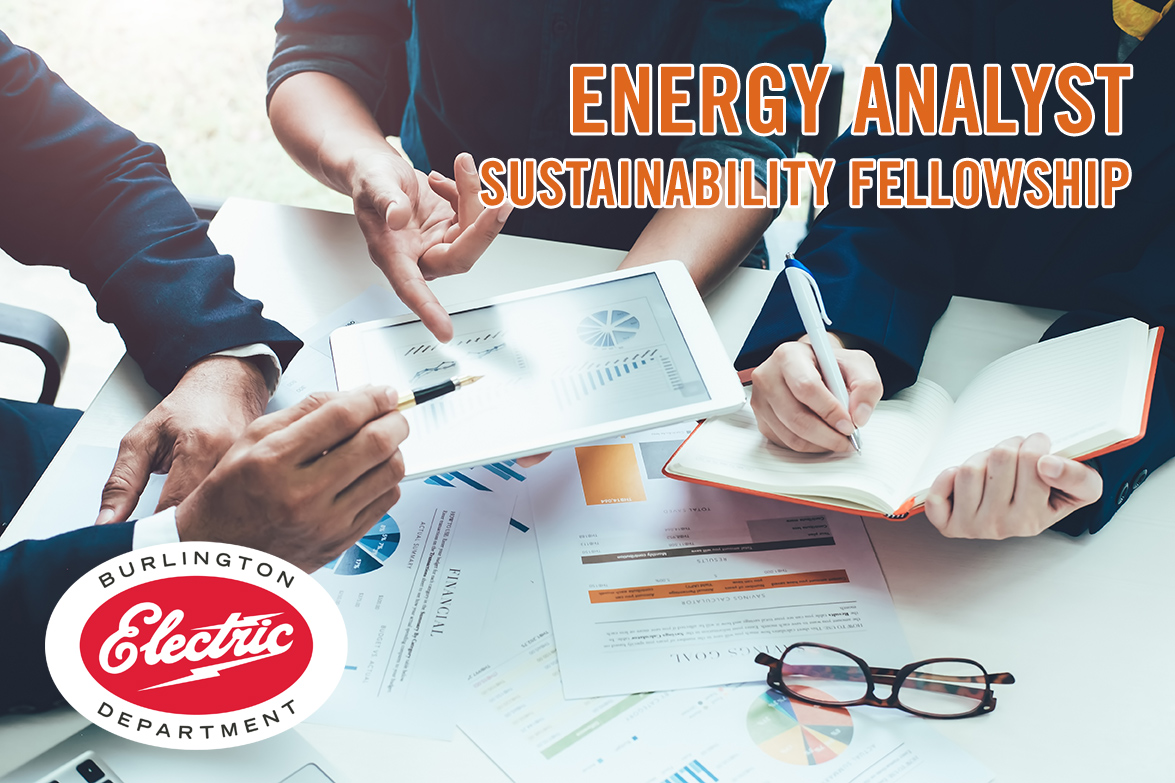 Sustainability #Fellowship - Energy Analyst in #Burlingtonvt The Fellow will look for opportunities to increase flexible load management by analyzing data, writing code, and research. ow.ly/EQHG50MjoRJ @UofNH #energyefficiency #climate #publicpower #btv #vermont