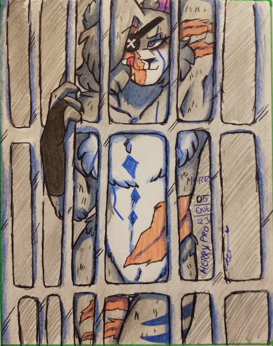 Es hora de la Función~ ✨

Mantengan su distancia fuera de la jaula, si no quieren perder un brazo
✨💜❌

#dibujos #furryart