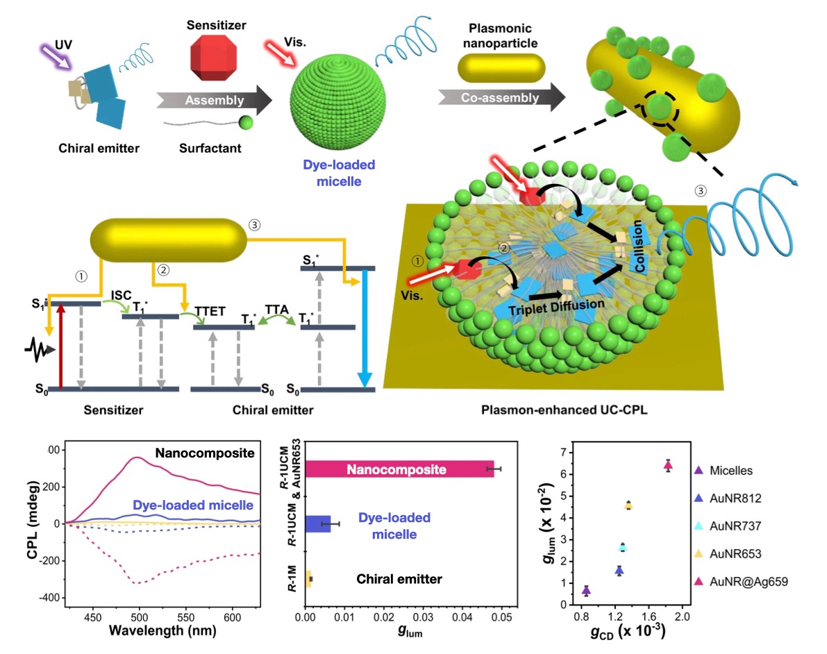 ChrKuttner's tweet photo. Plamon-assisted chiral emitters... Decoration of achiral #gold #nanoparticles with #chiral dye-loaded #micelles results in #nanocomposites with enhanced #chiroptic activity and upconverted #luminescence.
@Meng0804 @UCAS1978 #NCST #KLNHF #KLSMN @NatureComms
https://t.co/gitxYTVJBb https://t.co/V2BvHFQZFM