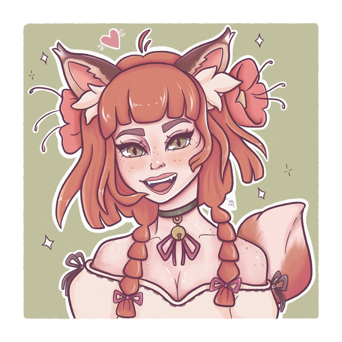 evulinkaa_'s tweet photo. Fox girl! #artshare https://t.co/w0aR1dpCh2