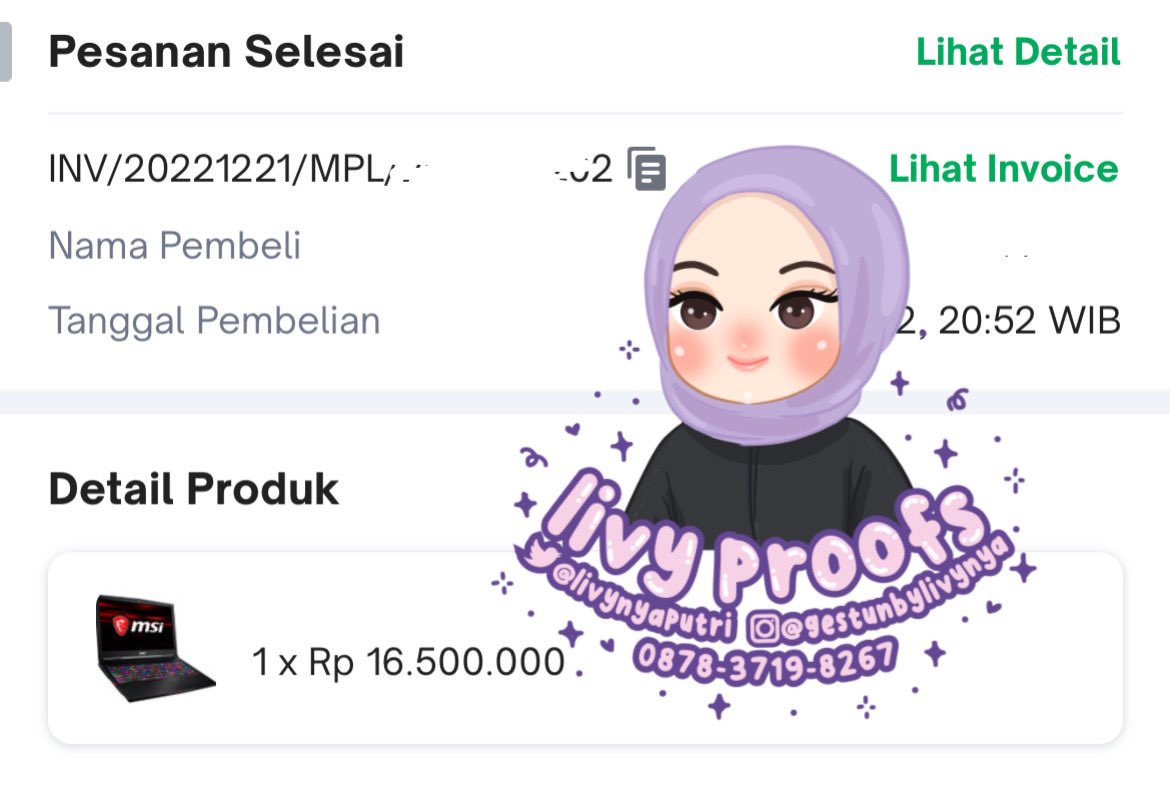 livynyaputri's tweet photo. 1. masuk nom 16,5 cc ✅ #livyproofs https://t.co/CfxJJF9Bg4