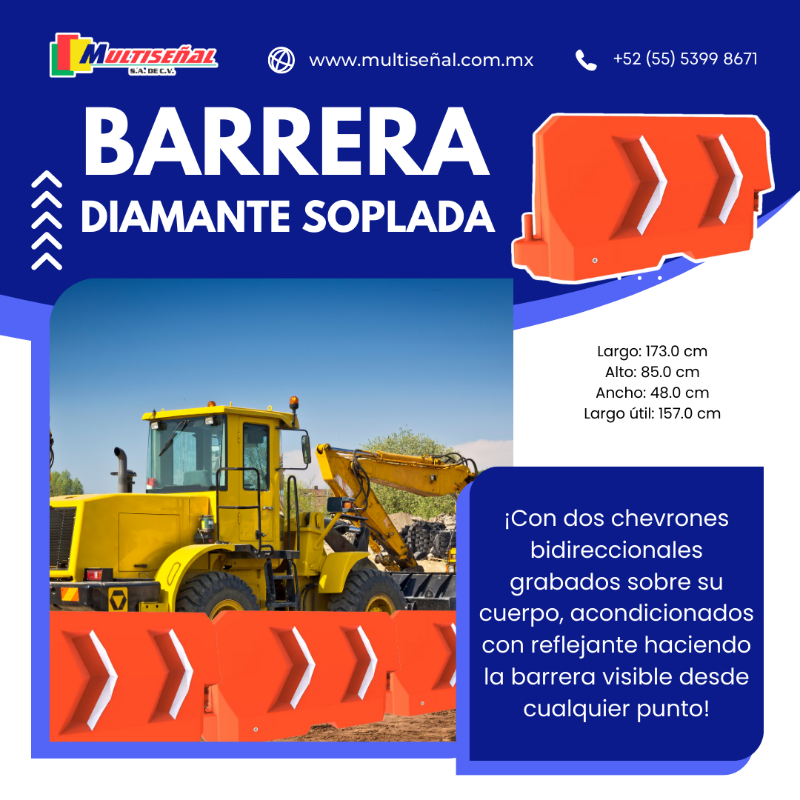 multisenal's tweet photo. Barrera Diamante Soplada, perfecta para señalizar y brindar seguridad en las zonas de trabajo y obras en construcción. 🚧
Más información 👇
https://t.co/yVeeATb5dm
+52 (55) 5399 8671
#multiseñal #barrera #diamante #soplada #construccion #seguridadvial