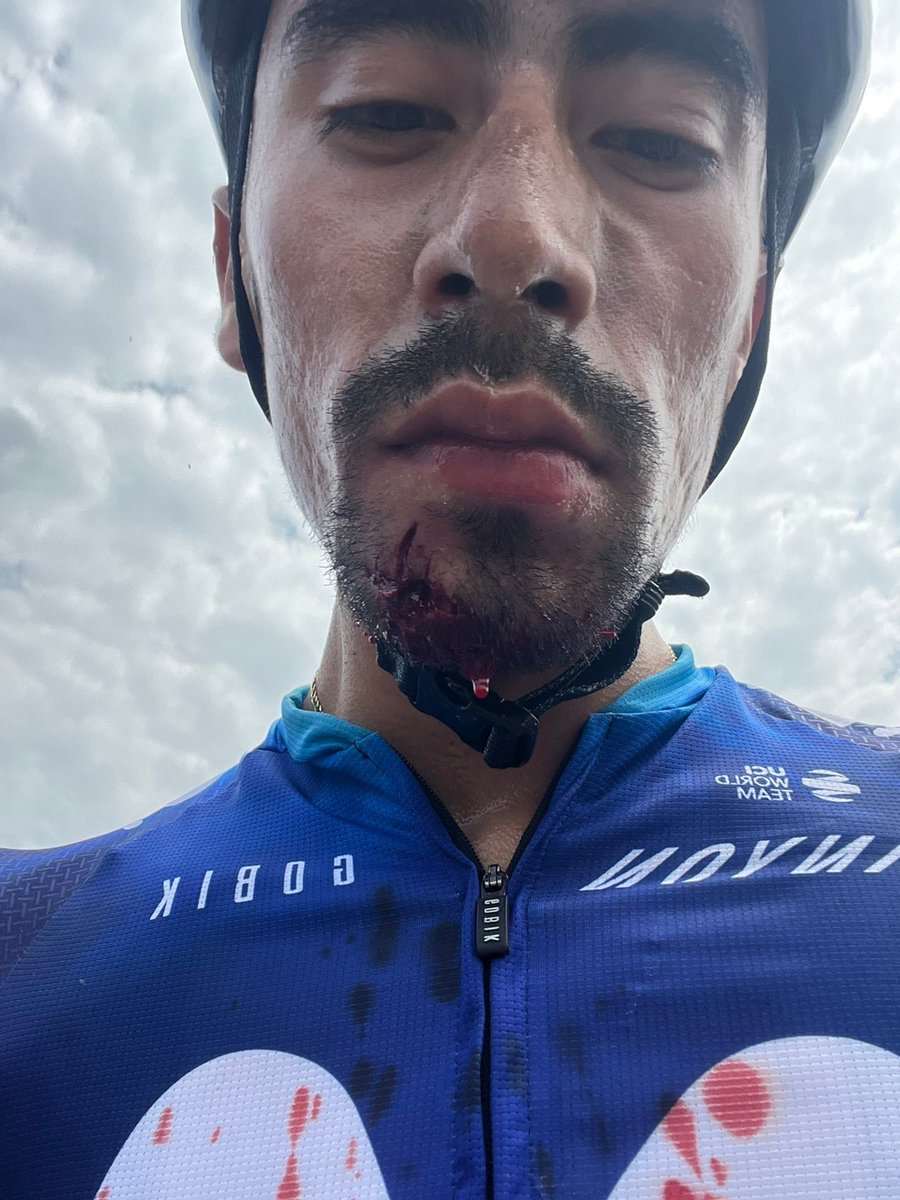 Salvaje ataque Iván Ramiro ciclista de Movistar: un camionero le con un revólver