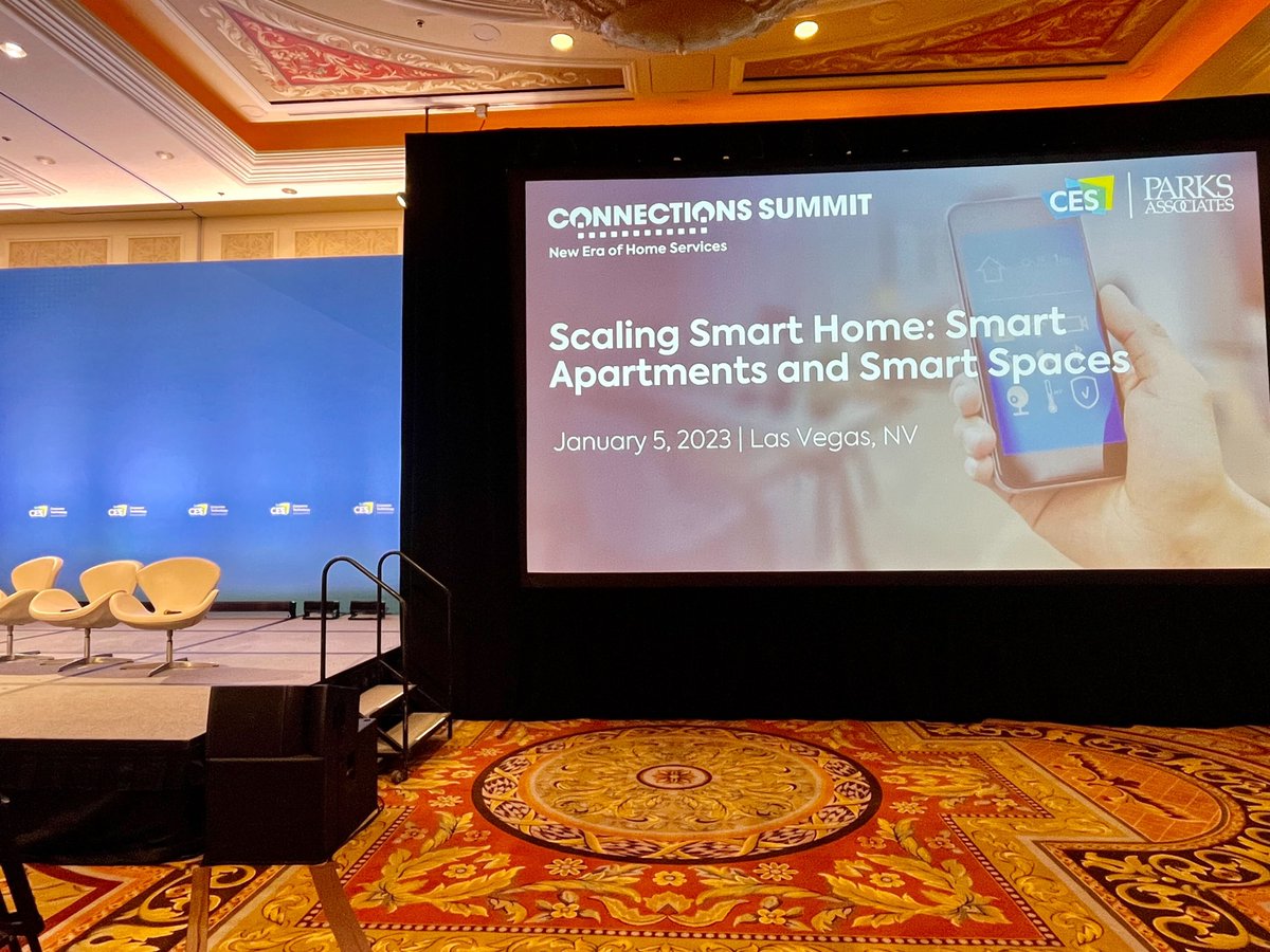 The landscape of #PropTech continues to evolve and we’re honored to be leading the conversation at #CES2023

Thank you to @ParksAssociates for having #Dwelo President, Mike Rovito, at #CONNSummit23 amongst other leaders within the #SmartApartments space